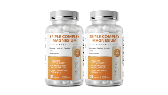 Triple Magnesium Complex for Sleep & Clam Support, 240 Count thumbnail 1