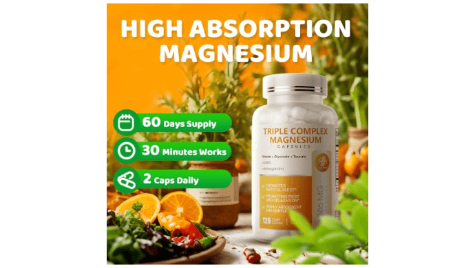 Triple Magnesium Complex for Sleep & Clam Support, 240 Count thumbnail 6