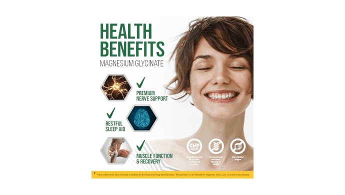 Magnesium Glycinate 500mg Liquid Drops – Sugar-Free Magnesium Supplement, Vegan Formula, 60 mL Flavor Pineapple thumbnail 5