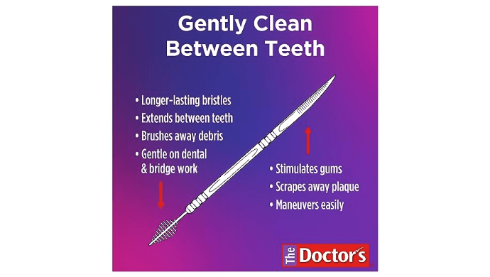The Doctor's BrushPicks, Interdental Brushes & Dental Picks, 275 Ct, 12 Pk thumbnail 2