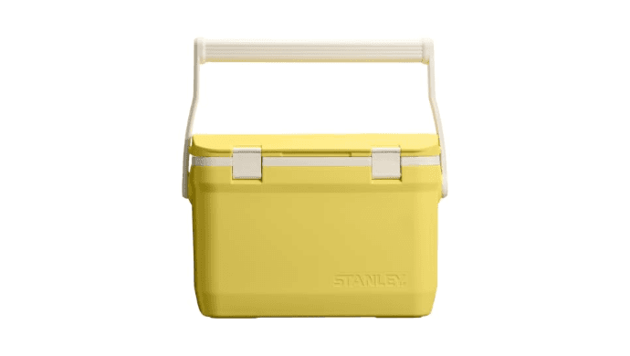 Stanley Adventure Outdoor Cooler 16 qt | Heavy Duty Outdoor Camping Cooler with Easy Carry Top Handle | BPA-Free | Daffodil thumbnail 1