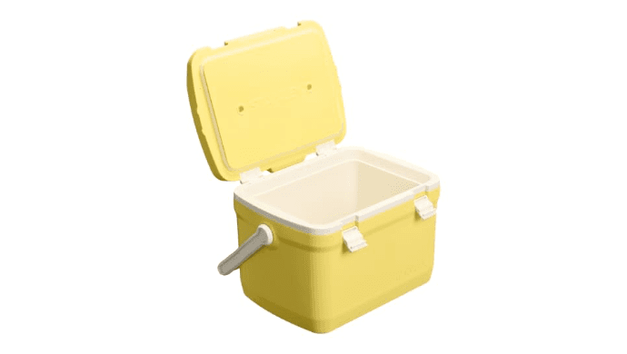Stanley Adventure Outdoor Cooler 16 qt | Heavy Duty Outdoor Camping Cooler with Easy Carry Top Handle | BPA-Free | Daffodil thumbnail 2