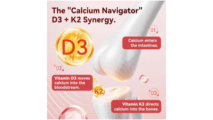 Vitamin D3 K2 Gummies, 5,000 IU / 10,000 IU D3 + 200 mcg MK-7, 120 Count thumbnail 5
