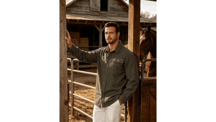 Drazivon Men's Button Down Long Sleeve 100% Cotton Flannel Shirt Green 2XL thumbnail 4