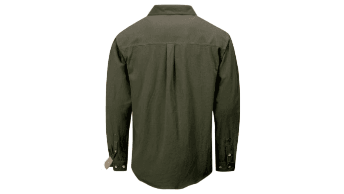Drazivon Men's Button Down Long Sleeve 100% Cotton Flannel Shirt Green 2XL thumbnail 5