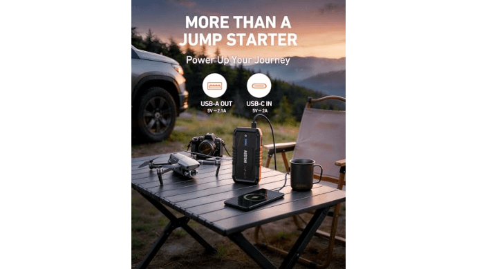AstroAI S8 Car Battery Jump Starter 1500A - Portable 12V Lithium Jump Box thumbnail 4