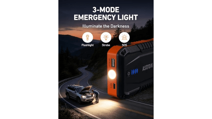 AstroAI S8 Car Battery Jump Starter 1500A - Portable 12V Lithium Jump Box thumbnail 5