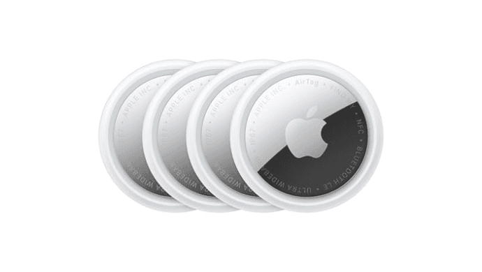 Apple AirTag (2nd Generation) - 4 Pack: Tracker for Keychain, Wallet, and More; Locator with Sound; Simple One-Tap Setup with iPhone or iPad; Key Finder with up to 1.5X Precision Finding Range* thumbnail 1