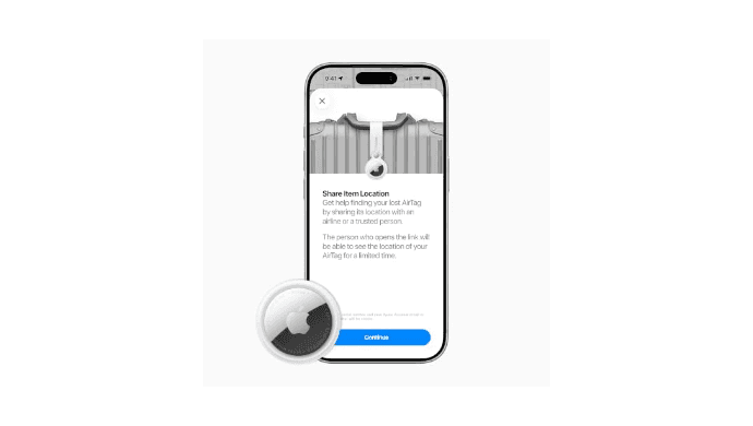 Apple AirTag (2nd Generation) - 4 Pack: Tracker for Keychain, Wallet, and More; Locator with Sound; Simple One-Tap Setup with iPhone or iPad; Key Finder with up to 1.5X Precision Finding Range* thumbnail 6