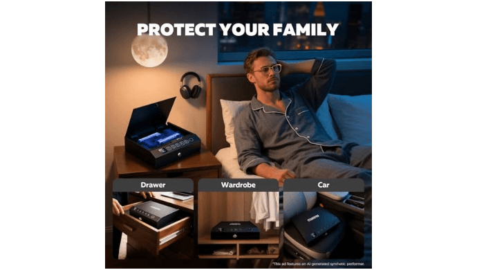 CTSAFEPRO Gun Safe,Biometric Fingerprint Gun Safe for Handgun Pistol Safes thumbnail 5