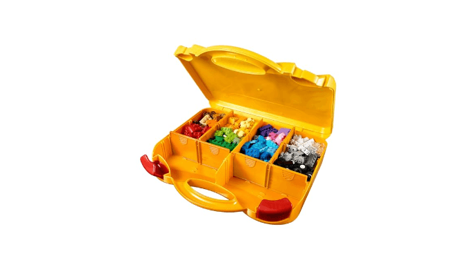 LEGO Classic Creative Suitcase 10713 - Includes Sorting Storage Organizer Case with Fun Colorful Building Bricks, Preschool Learning Toy for Kids, Boys and Girls Ages 4 Years Old and Up thumbnail 5