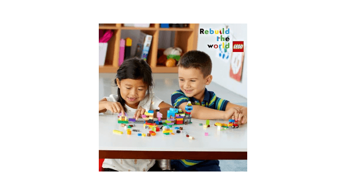 LEGO Classic Creative Suitcase 10713 - Includes Sorting Storage Organizer Case with Fun Colorful Building Bricks, Preschool Learning Toy for Kids, Boys and Girls Ages 4 Years Old and Up thumbnail 6