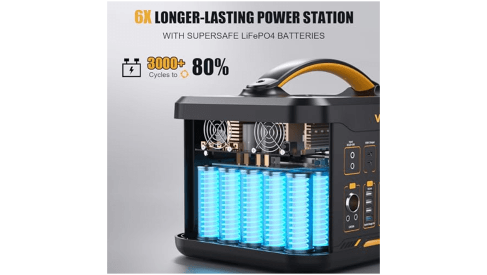 VTOMAN Jump 1500X Portable Power Station with 110W Foldable Solar Panel thumbnail 3