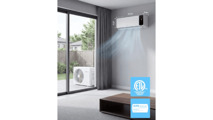 Cozeware 18000 BTU Mini Split AC/Heating System 230V 20 SEER2 thumbnail 2
