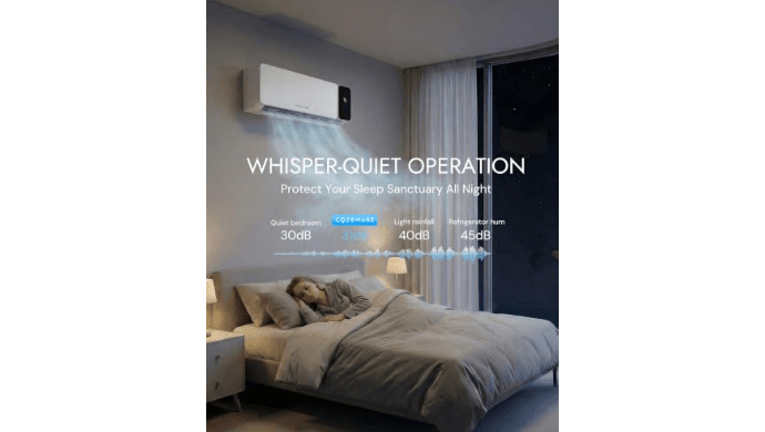 Cozeware 18000 BTU Mini Split AC/Heating System 230V 20 SEER2 thumbnail 5
