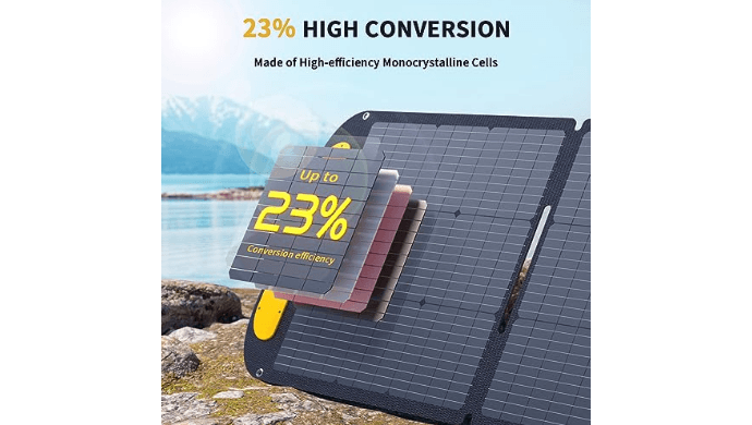 VTOMAN VS200 200W 19V Portable Solar Panel for Power Station thumbnail 5