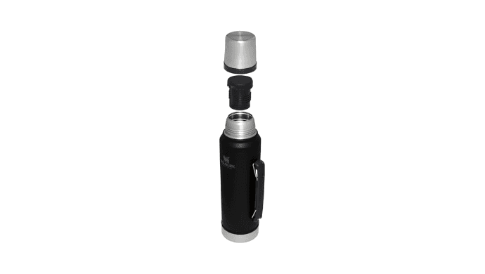 Stanley Classic Legendary Vacuum Bottle 1.5 qt Wide Mouth with Leakproof Cup Lid Keep Drinks Hot or Cold Packable for Travel Insulated Stainless Steel Thermal Bottle BPA-Free Black 2.0 thumbnail 2