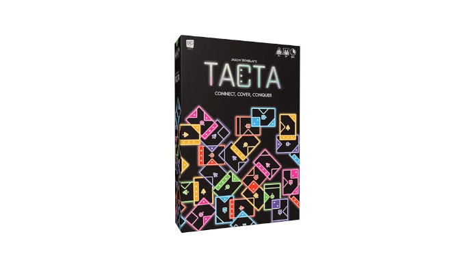 TACTA Card Game, Where Every Card Counts, Fast-Paced Strategic Shape Matching Party Game, Analyze and Optimize to Connect, Cover & Conquer to Win, Unique Party Game Play for 2 or More Players, Ages 7 thumbnail 1