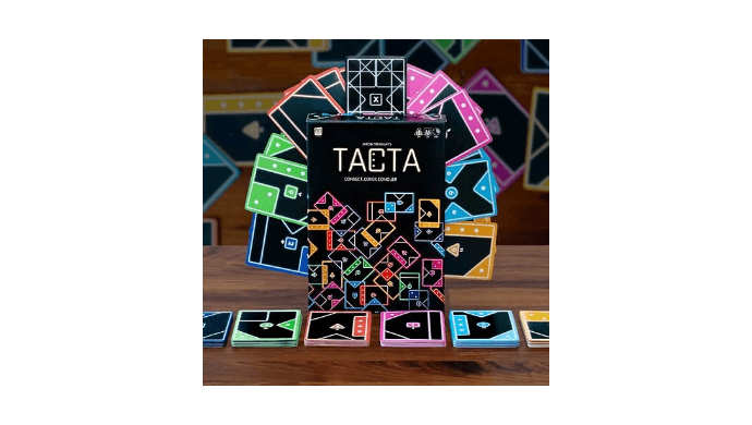 TACTA Card Game, Where Every Card Counts, Fast-Paced Strategic Shape Matching Party Game, Analyze and Optimize to Connect, Cover & Conquer to Win, Unique Party Game Play for 2 or More Players, Ages 7 thumbnail 2