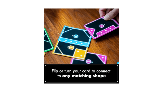 TACTA Card Game, Where Every Card Counts, Fast-Paced Strategic Shape Matching Party Game, Analyze and Optimize to Connect, Cover & Conquer to Win, Unique Party Game Play for 2 or More Players, Ages 7 thumbnail 5