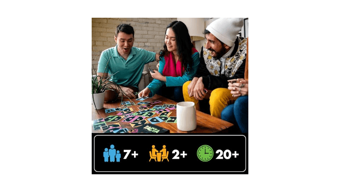 TACTA Card Game, Where Every Card Counts, Fast-Paced Strategic Shape Matching Party Game, Analyze and Optimize to Connect, Cover & Conquer to Win, Unique Party Game Play for 2 or More Players, Ages 7 thumbnail 6
