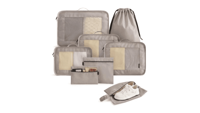 LIGHT FLIGHT 8 Set Packing Cubes for Travel, Cruise Ship Travel Essentials thumbnail 1
