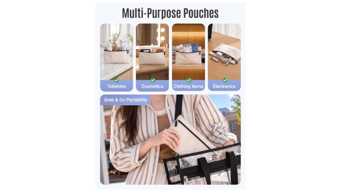 LIGHT FLIGHT 8 Set Packing Cubes for Travel, Cruise Ship Travel Essentials thumbnail 4