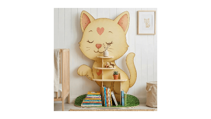 Large Kids Bookshelf Organizer