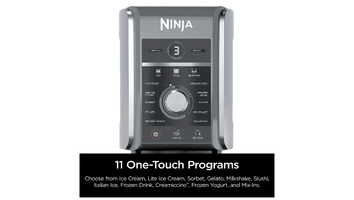 Ninja CREAMi Deluxe 11-in-1 XL Ice Cream Maker w/ Two 24-Oz. Pints - NC501 thumbnail 3