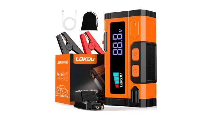 Car Battery Jump Starter - 70% off 5000A 12V Portable Lithium Jump Box thumbnail 1