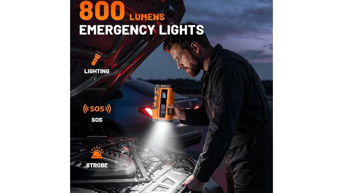 Car Battery Jump Starter - 70% off 5000A 12V Portable Lithium Jump Box thumbnail 4
