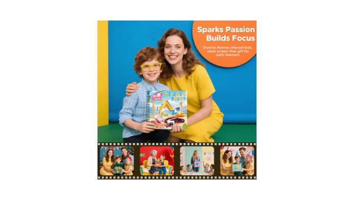 2PCS Paint by Number Sticker Book - Kids Crafts & Acitivity Puzzles Book for Ages 4-10,Mess-Free Travel Toys for Road Trip & Airplane,Perfect Gifts & Basket Stuffers for Kids thumbnail 5