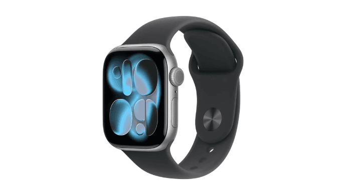 Apple Watch Series 11 42mm GPS Space Gray w Black Sport Band S/M MEQW4LW/A 2025 thumbnail 1