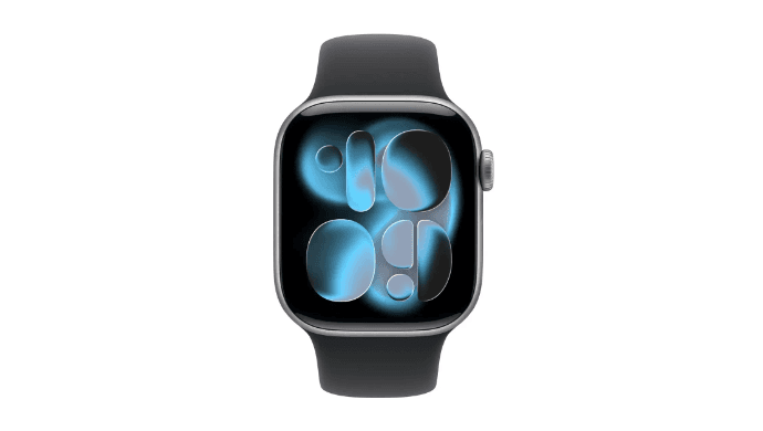 Apple Watch Series 11 42mm GPS Space Gray w Black Sport Band S/M MEQW4LW/A 2025 thumbnail 2