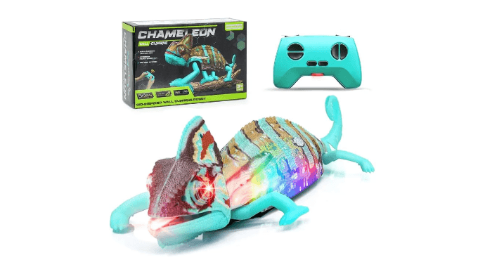 Wall Climbing Gecko RC Toy Birthday Gift for Boys 3-8 360° USB Recharge thumbnail 1