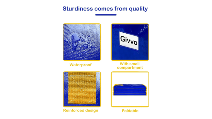 Upgraded Moving Bags Heavy Duty Extra Large Waterproof Storage Bags for Clothes Dark Blue 4P thumbnail 4