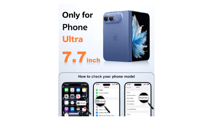 FNTCASE for iPhone Duo Case Blue: Translucent Fit for MagSafe thumbnail 2