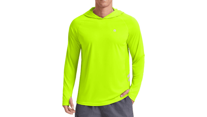 PINSPARK Sun Shirts for Men Long Sleeve UPF 50+ Fishing Hoodie Rash Guard thumbnail 1