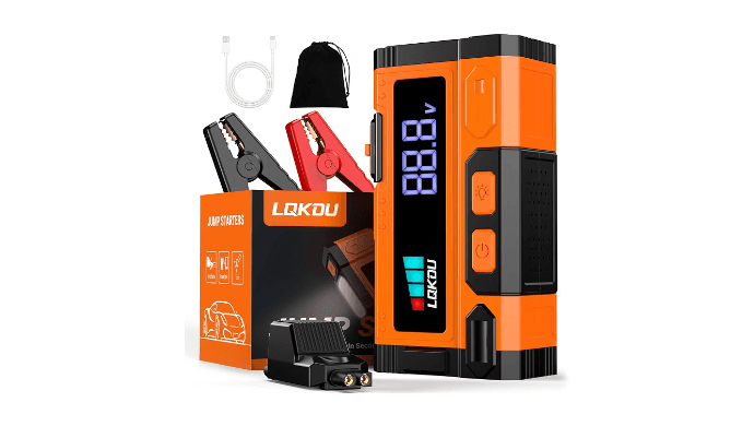 Car Battery Jump Starter - 5000A 12V Portable Lithium Jump Box thumbnail 1