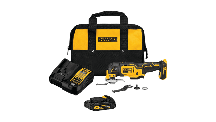 DEWALT 20V MAX XR Oscillating Tool Kit with Blades, 3 Speed Cordless Brushless Multitool, Up to 20,000 OPM, LED Light, Battery and Charger Included (DCS356C1) thumbnail 1