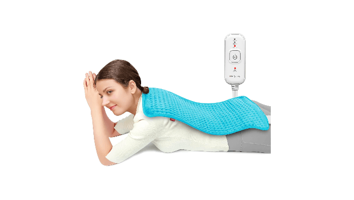 Comfytemp Heating Pad for Back & Period, FSA Eligible Heating Pad, 12"x24"