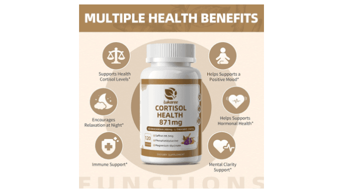 10-IN-1 Cortisol Supplements with 88.5 mg Saffron, KSM-66® Ashwagandha thumbnail 2