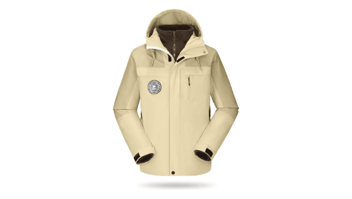 CAMELSPORTS Men's Mountain Ski Jacket 3 in 1 Waterproof Winter Jacket Warm Snow Jacket Hooded Rain Coat Windproof Winter Coat thumbnail 1