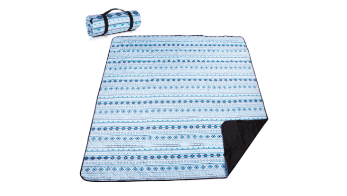 Airensky 79 "x 83" 3-Layer Thicking Picnic Blanket for 8 Adults thumbnail 1