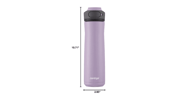 Contigo Cortland Chill 2.0 24oz. Insulated Stainless Steel Water Bottle with AUTOSEAL Lid Lavender thumbnail 2