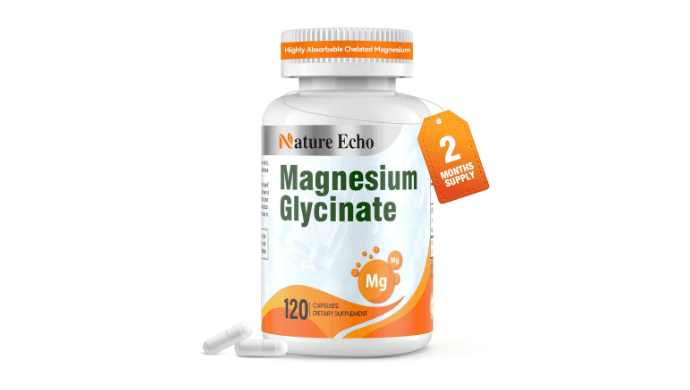 Magnesium Glycinate 1000mg - High Absorption Chelated Magnesium Supplement
