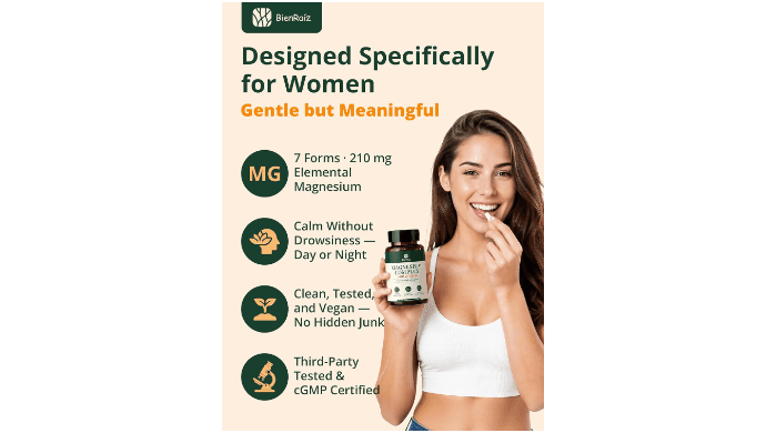 Magnesium Complex for Women - 210mg Elemental Magnesium thumbnail 3