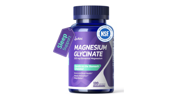 Chelated Magnesium Glycinate with B6 - Sleep & Muscle Support