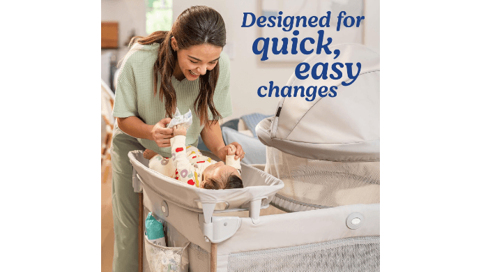 Graco Travel Dome Lux Pack 'n Play Playard, Rome thumbnail 5