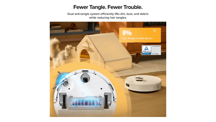 roborock Q7 M5+ Robot Vacuum and Mop, Up to 7-9 Weeks Self-Empty, 10000Pa thumbnail 4